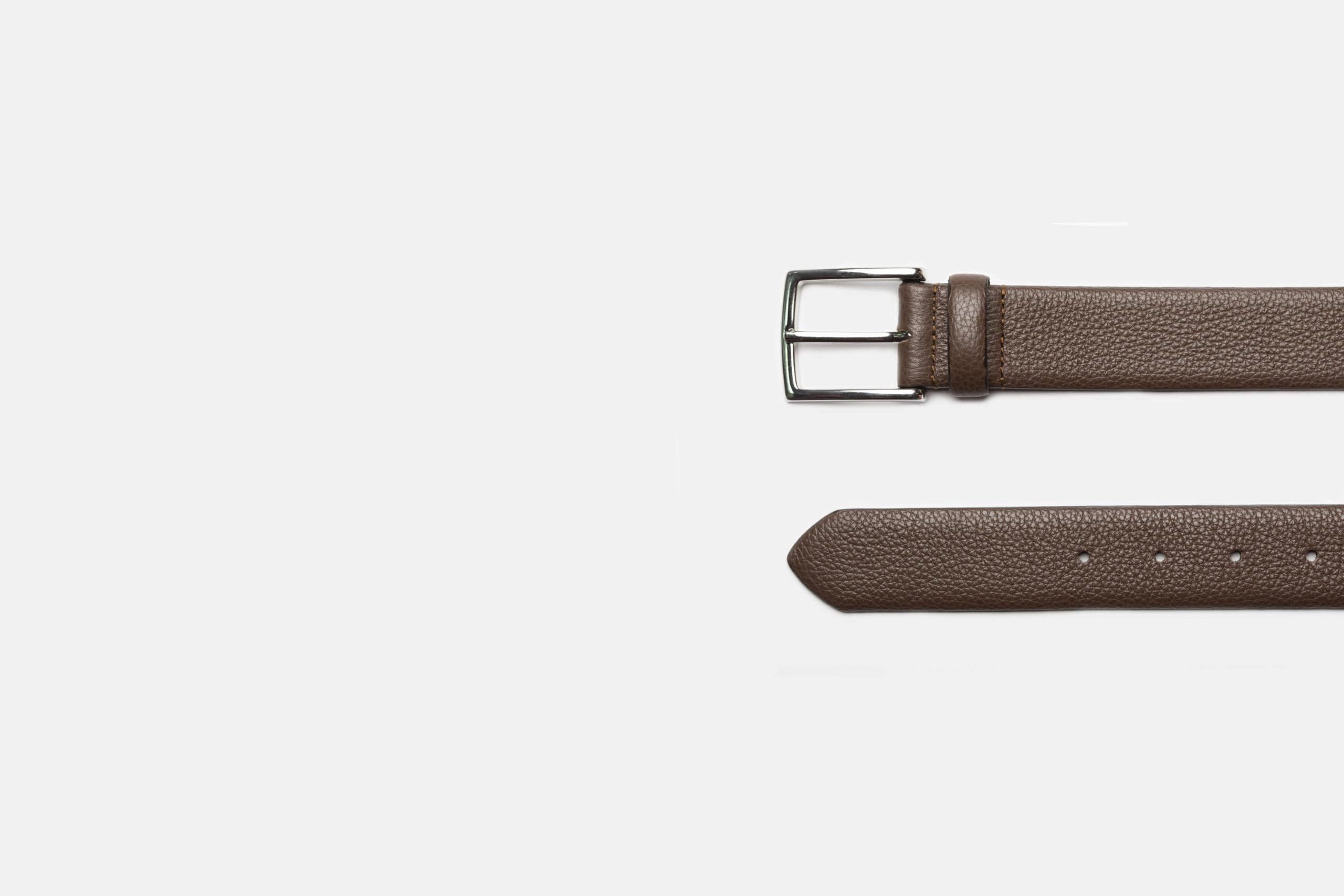 BROWN GRAINED LEATHER - Imagen 3