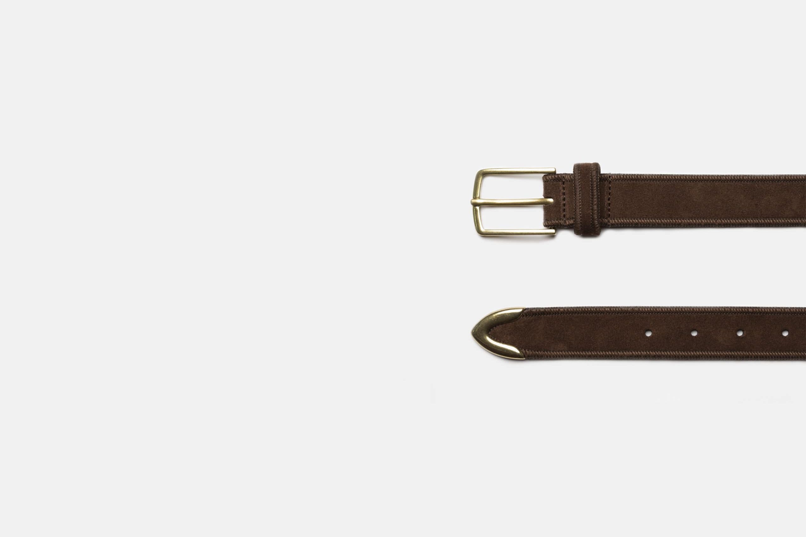 BROWN SUEDE BELT - Imagen 3