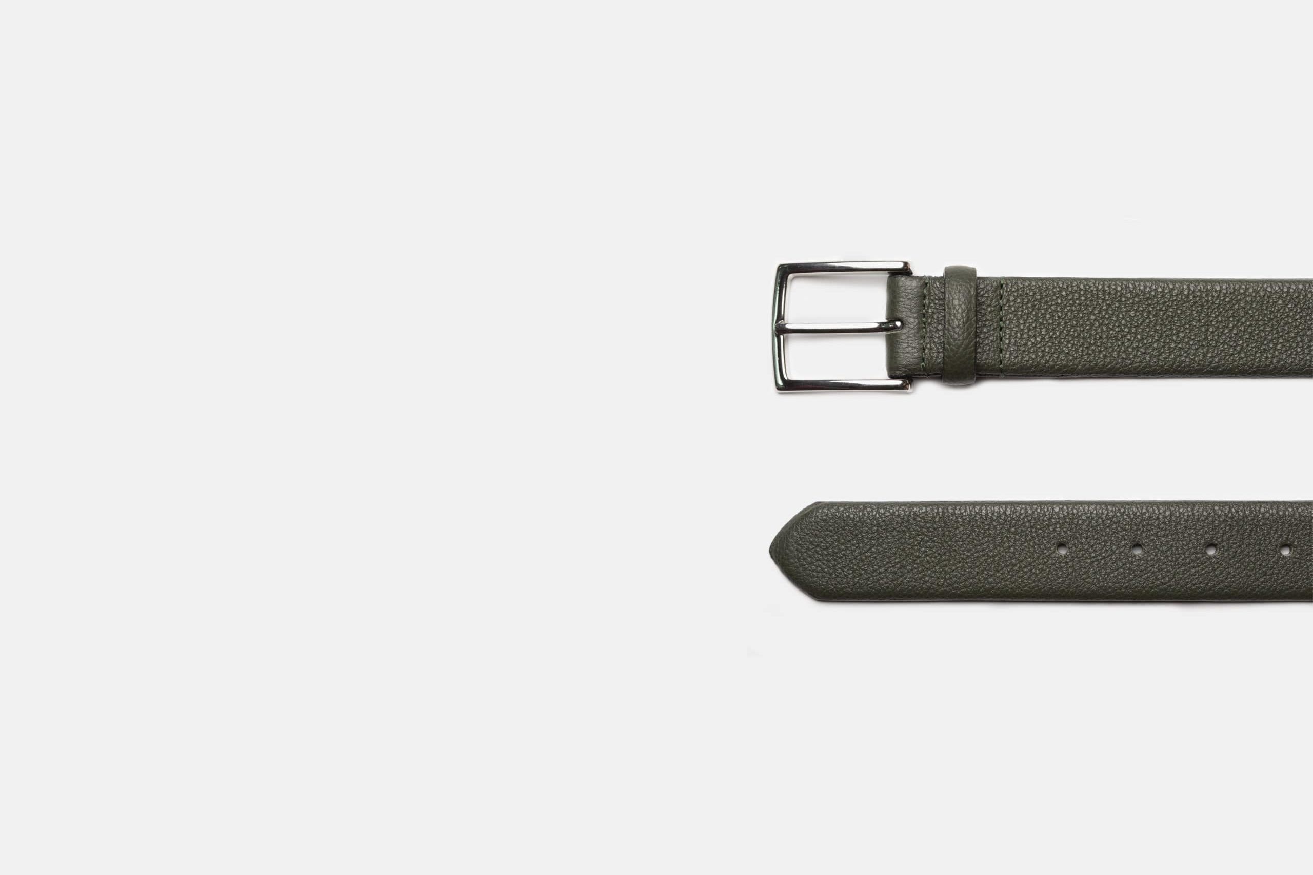 DARK GREEN GRAINED LEATHER - Imagen 3