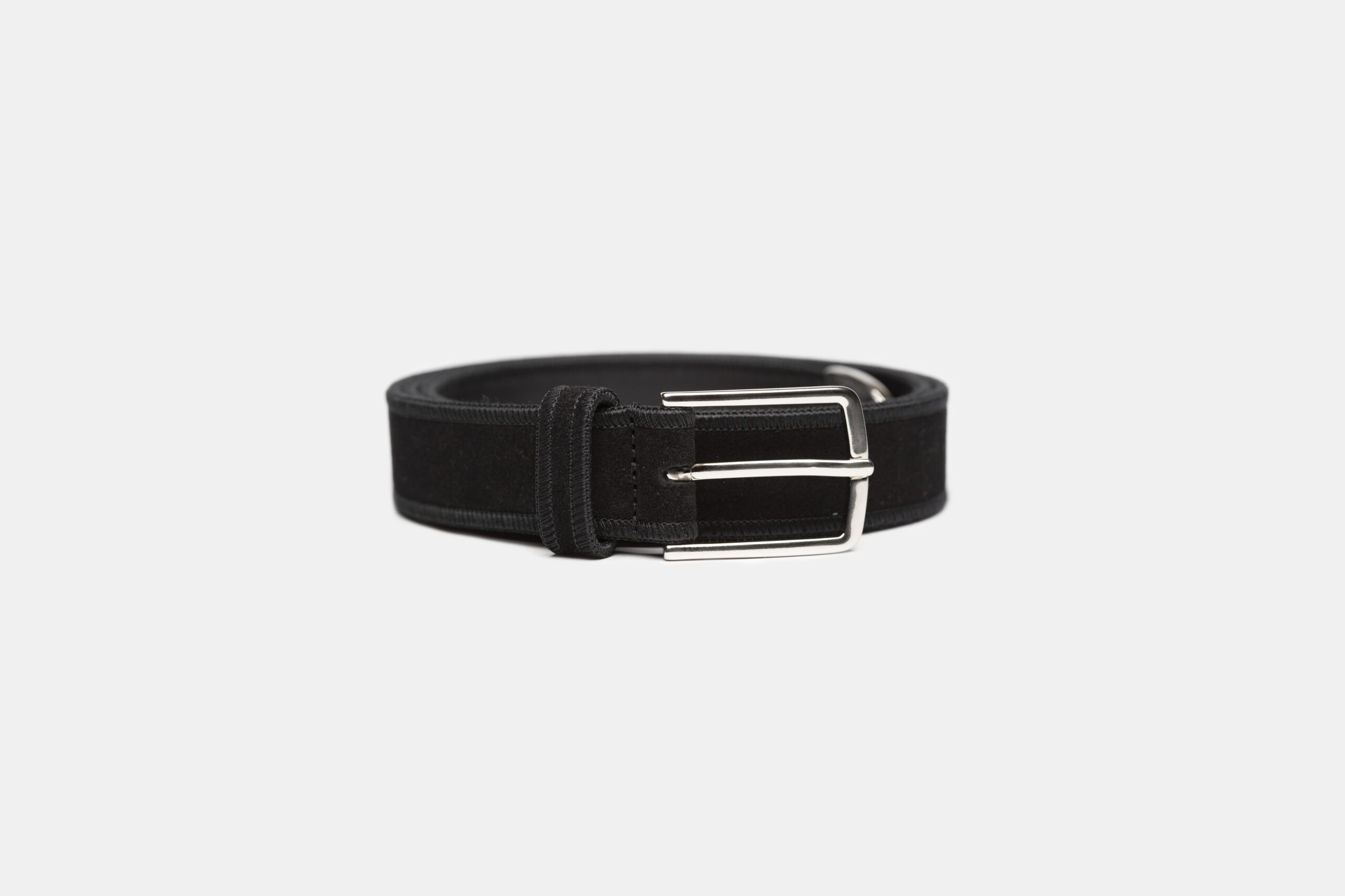 BLACK SUEDE BELT - Imagen 2