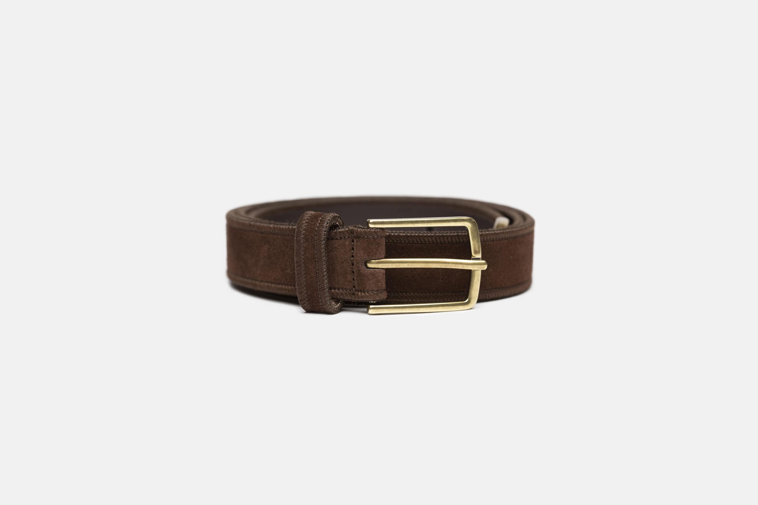 BROWN SUEDE BELT - Imagen 2
