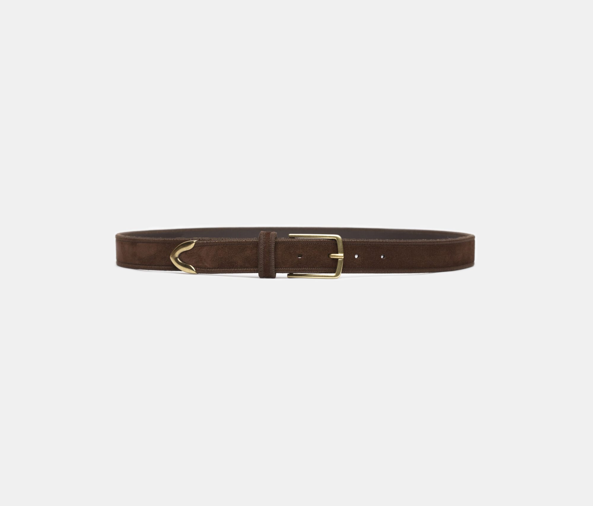 BROWN SUEDE BELT